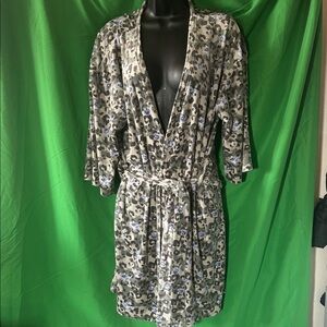 Flora Nikrooz Leopard And Floral Print Robe